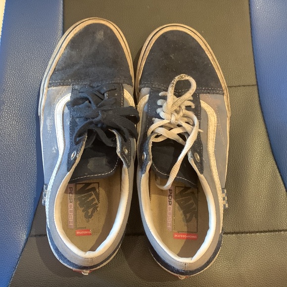 Old School Navy Vans - (Suede) Heavily Worn (NO BOX) - Picture 3 of 3